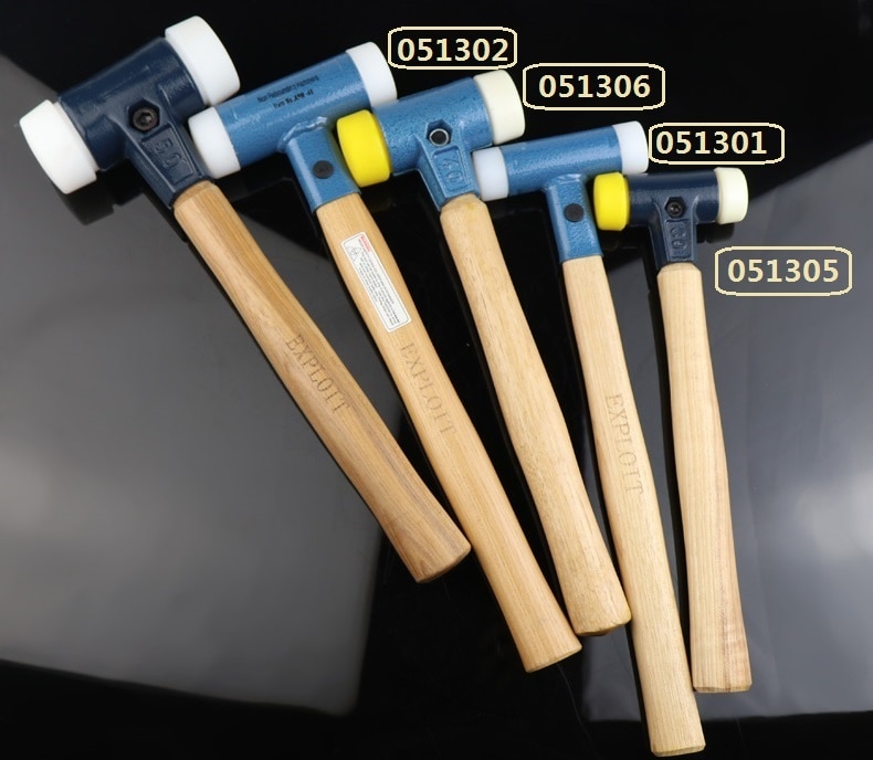 295mm Dismountable Cross-peen Hammer Safety Hammer Rubber Head Wood handle For Woodworking Metalworking Hand Tools