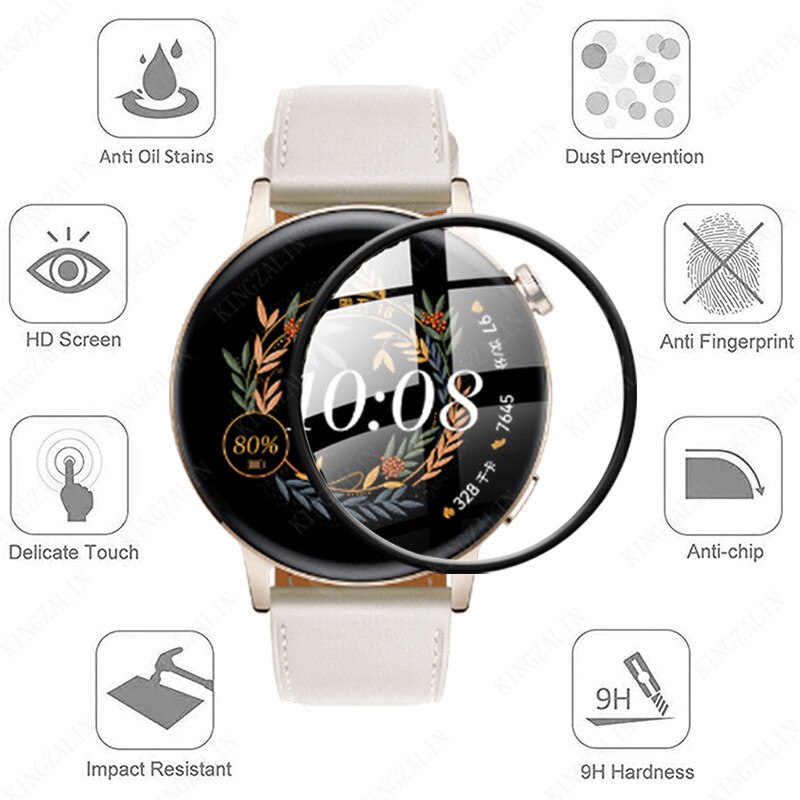 Ochraniacz ekranu dla Huawei zegarek GT 3 2e GT3 GT 2 pro 42mm 46mm inteligentny zegarek folia ochronna dla Huawei GT3 GT 2 pro miękkie szkło