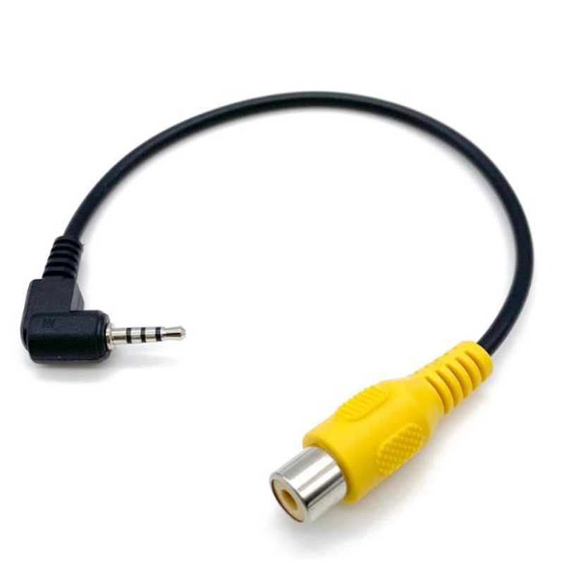 Videoschnittkarte Auto GPS AV-in Konverter 2,5mm Stecker Kabel RCA Jack Adapter RCA2.5