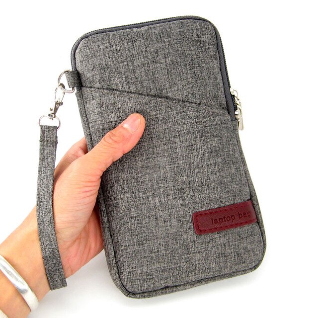 Upslon Laptop Sleeve Bag Voor GPD Pocket WIN 2 WIN2 7 Inch Mini Laptop UMPC Windows 10 Systeem Notebook Tas liner Beschermhoes: Grey