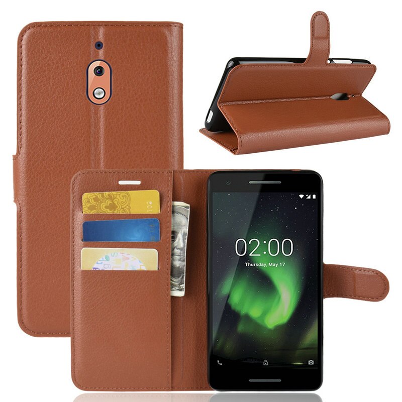 Für Nokia 2,1 2 TA-1080 TA-1092 WIERSS Brieftasche Telefon Fall für Nokia 2 TA- 1029 TA-1035 Flip Leder Abdeckung Fall Etui Fandas>