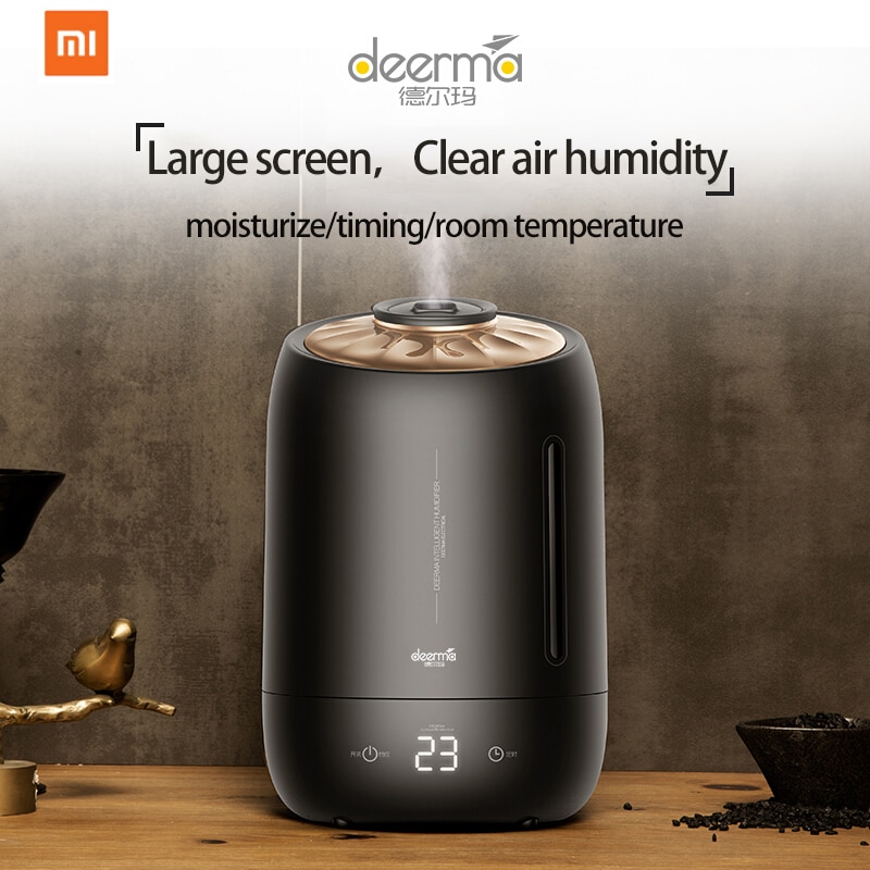Xiaomi Deerma humidificadores 5L gran capacidad de ultrasonido esterilización humidificador difusor de Aroma de aire purificador fabricante de niebla
