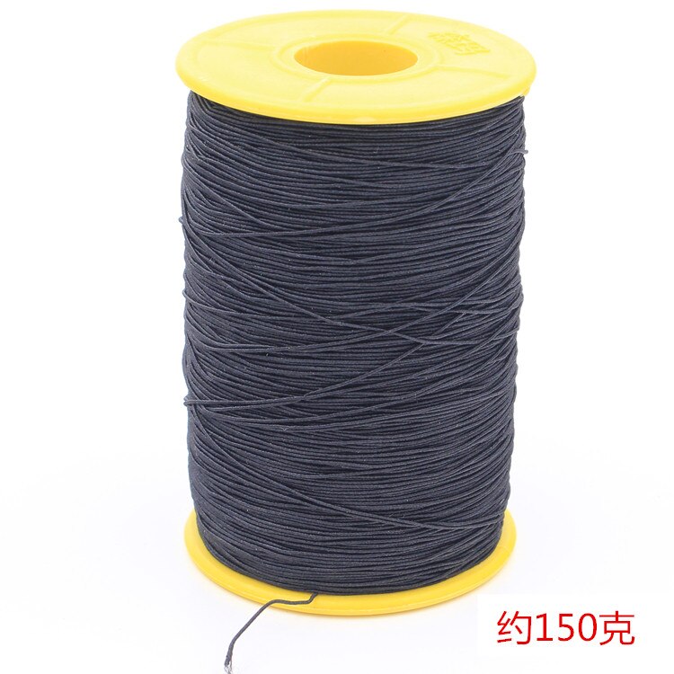 Elastic Thread Set Industrial Sewing Machine Thread Elastic Thread For Bracelet Beading DIY Sewing: Black