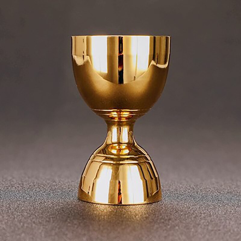 Indian Measuring Device Stainless Steel oz Cups 30/60ml.