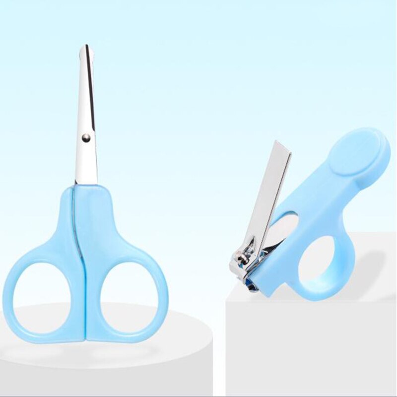 Baby Nail Care Scissors Gorgeous Sets Health Care Solid Color Equipment Baby Care Set Trimmer Toe Baby Cleaning Manicure Tool