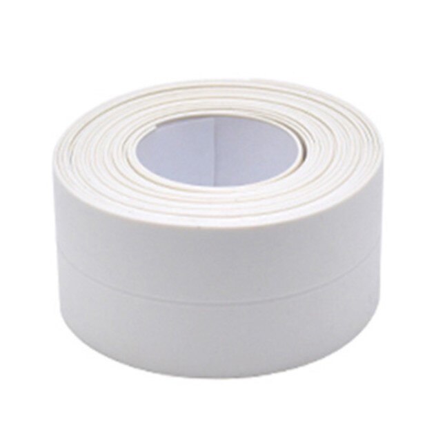 3,2 m Wohn accessoires wasserdichtes form festes Klebeband langlebig PVC-Material Küche Bad Wand versiegelung sband: WHITE