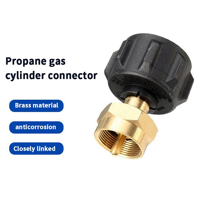 Outdoor Picknick Gas Cilinder Tank Gas Propaan Refill Adapter QCC1 Regulator Valve Converter Adapter Bbq Gereedschap Factory Outlet