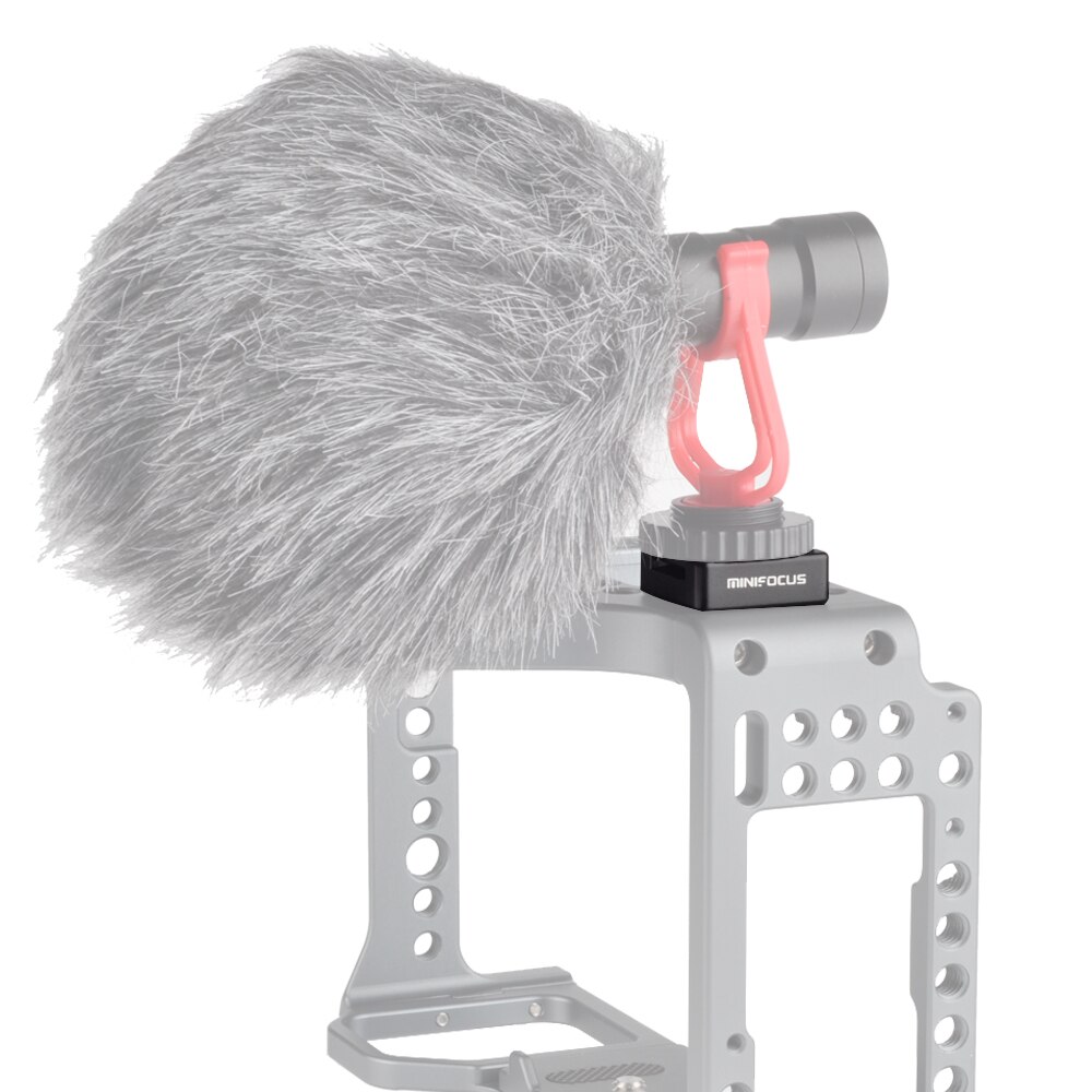 Bijgewerkt Koude Schoen Mount Adapter Beugel Universele Shoe Met 1/4 "Draad Gat Voor Dslr Camera Kooi Flash Led licht Monitor
