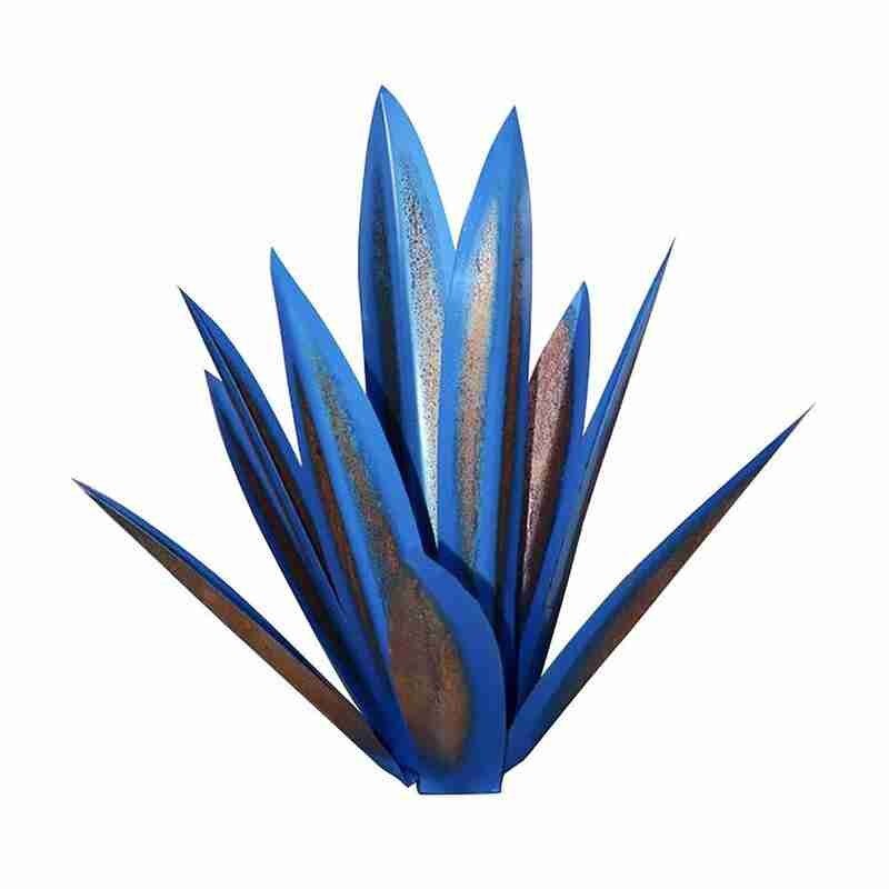 Tequila – Sculpture rustique en métal pour décoration de maison, bricolage, jardin, maison, cour, feuilles d'extérieur, 9 pièces, Y4L8