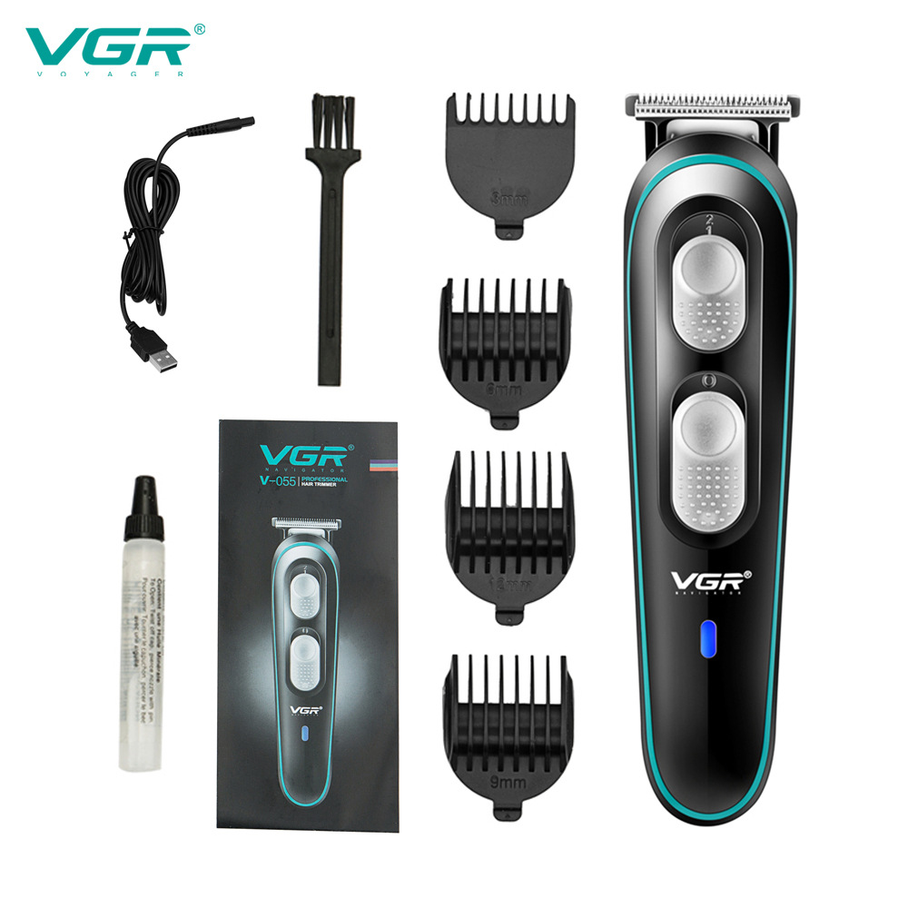 Vgr Tondeuse Usb Elektrische Tondeuse Fine-Tuning En Trimmer Kit Professionele Clipper Oplaadbare Kapper Kapsel Machine