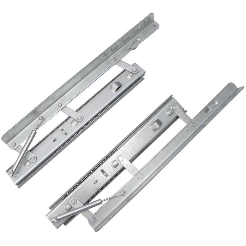 Hydraulic Adjustable Table Height Adjustable Spring Folding Slideway Square Table Variable round Table Contraction Rail Road