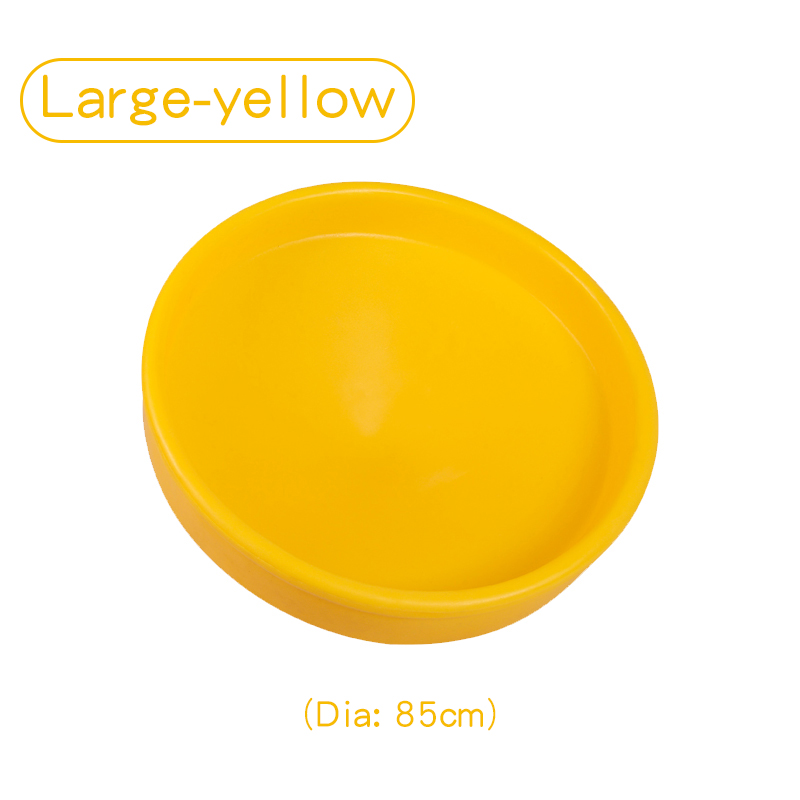 Rueda giratoria grande para niños, juguete giratorio para ejercicio, habilidad de equilibrio, juguetes deportivos para niños de guardería para interiores y exteriores: Amarillo
