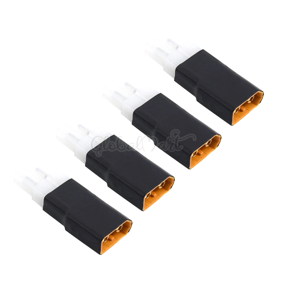 Adaptador de enchufe XT60/T a Tamiya, conversión de batería macho hembra, accesorios de conector Dean, piezas para aviones RC, coches, helicóptero: Caqui