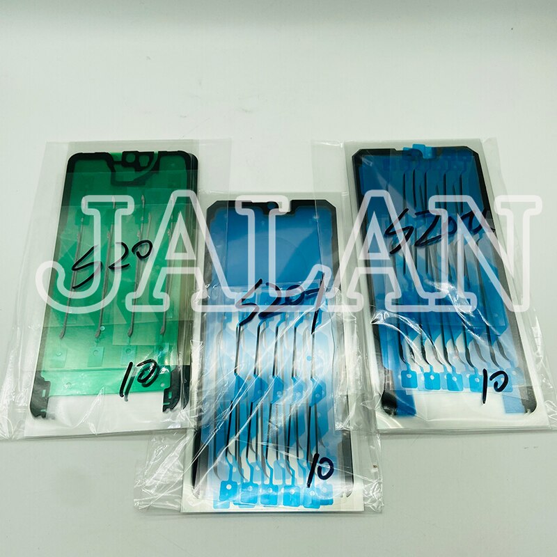 20 sztuk środkowej ramki naklejki dla Samsung S20 Plus S20 ultra S20U uwaga 10 uwaga 10 + rama LCD klej ekran dotykowy naprawy