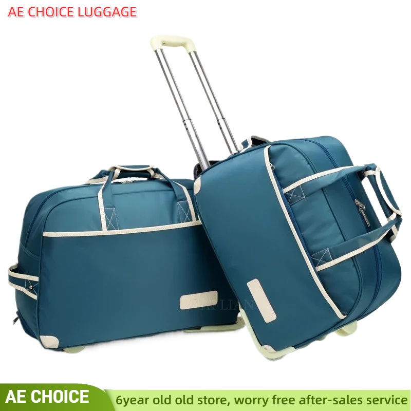 Koffer wochenende tasche Wasserdichte Gepäck big bag Roll Gepäck trolley Gepäck Dame Reise koffer mit Rädern tragen auf
