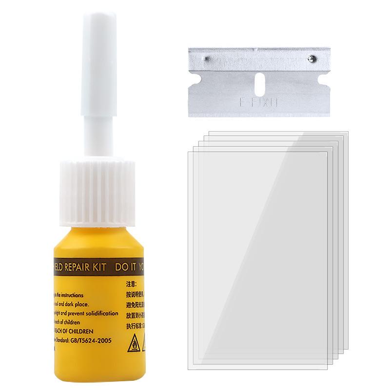 DIY Auto Windschutzscheibe Rissige Reparatur Werkzeug Upgrade Auto Glas Reparatur Flüssigkeit Auto Fenster Kratzer Riss Wiederherstellung Auto Zubehör: YELLOW