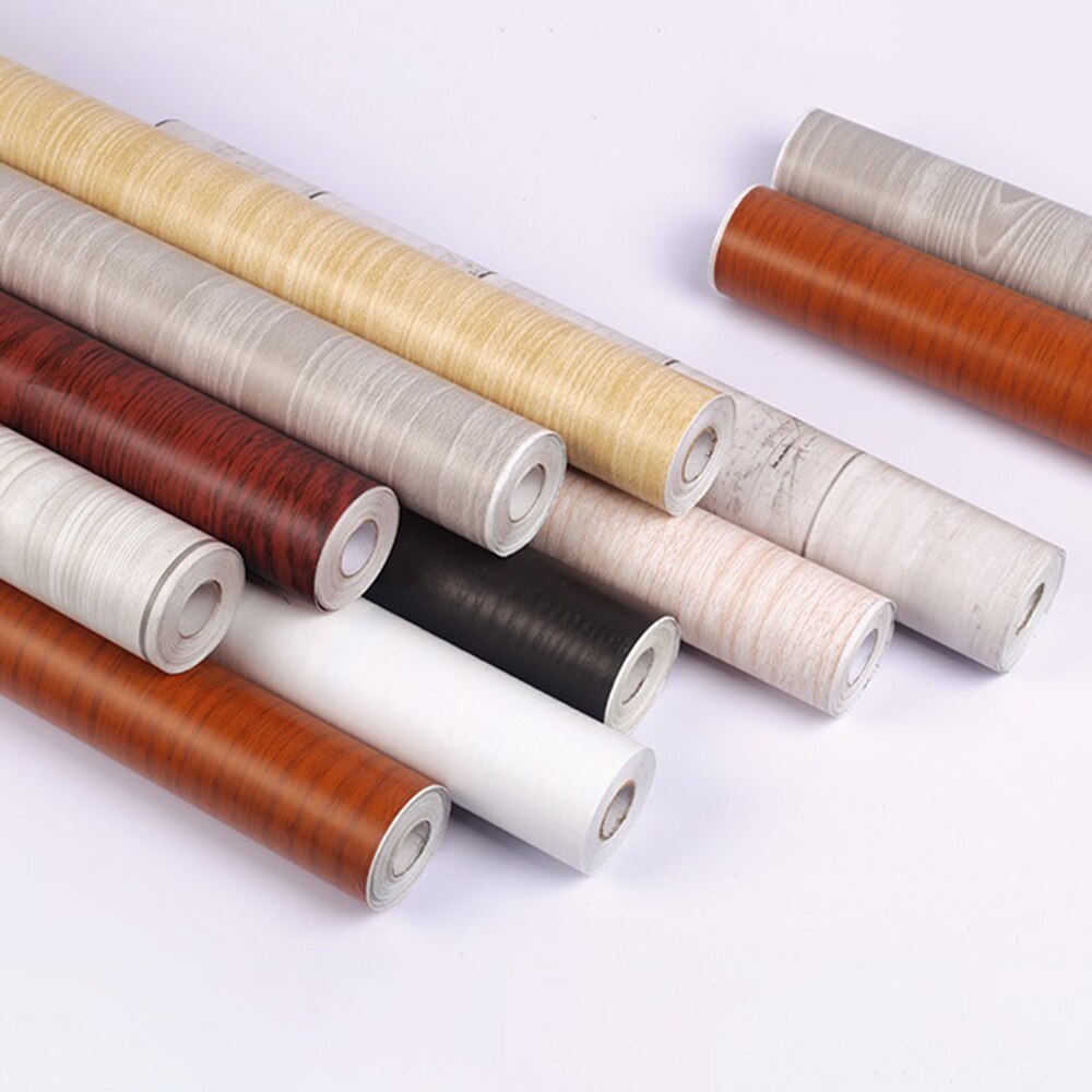 10m x 45cm pvc grão de madeira auto adesivo papel ... – Vicedeal