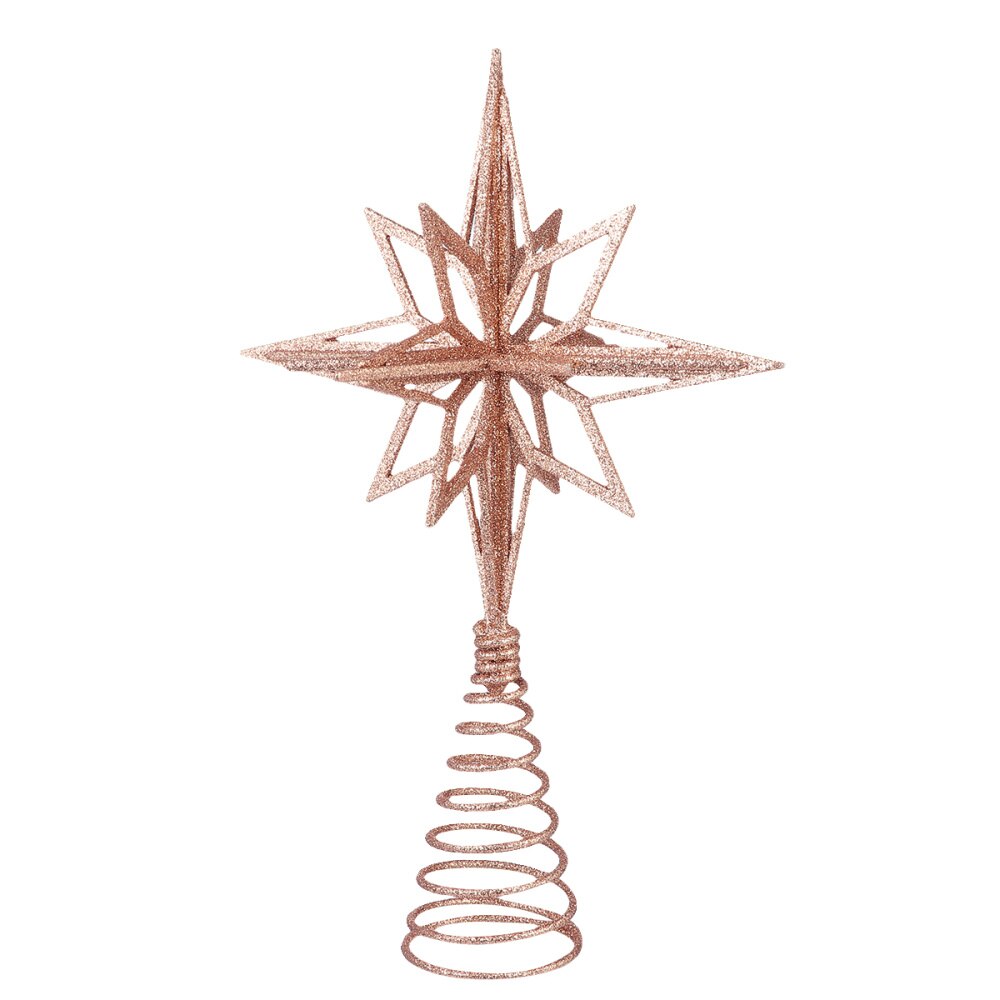 1Pc Kerstboom Decor Golden Star Decoratie Kerstboom Topper