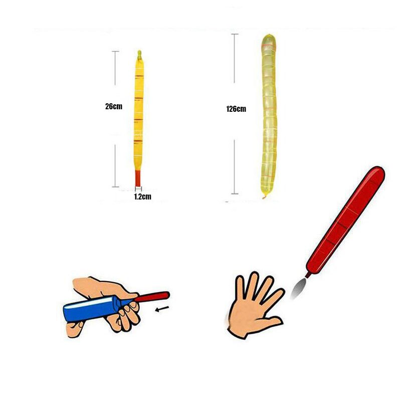 Lot de 10 ballons gonflables longs en forme de fusée, jouets pour fête d'anniversaire d'enfant, ballons en latex, jouets classiques