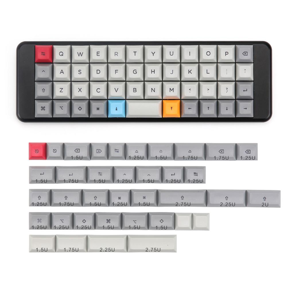 XDA 40 keycaps dye subbed keys for cherry mx NIU 40 mechanical keyboard: DSA 40 keycap A