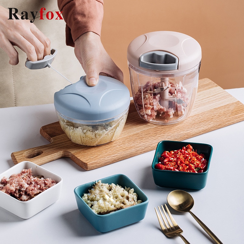 Køkkentilbehør løghakker manuel reb foodprocessor silcer shredder salatmaskine hvidløgspresser påskærer køkkenværktøj