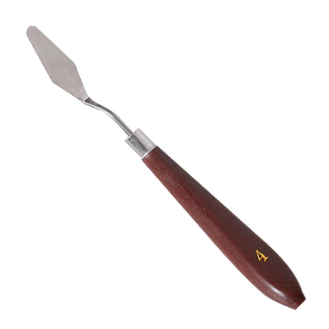 1 st rostfritt stål konstnär måla palett kniv spatel oljemålning färg konst hantverk metall spatel: Typ 4