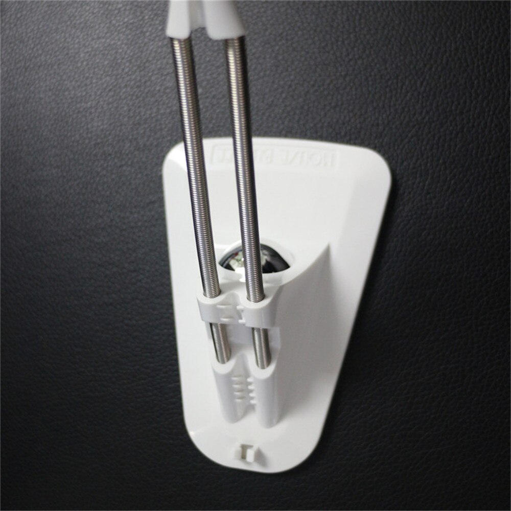 Porte-câble élastique, souris Flexible, fixe, antidérapant, souris de bureau de jeu, claviers, organisateur de câbles à Clip, enrouleur de pince à fil: White