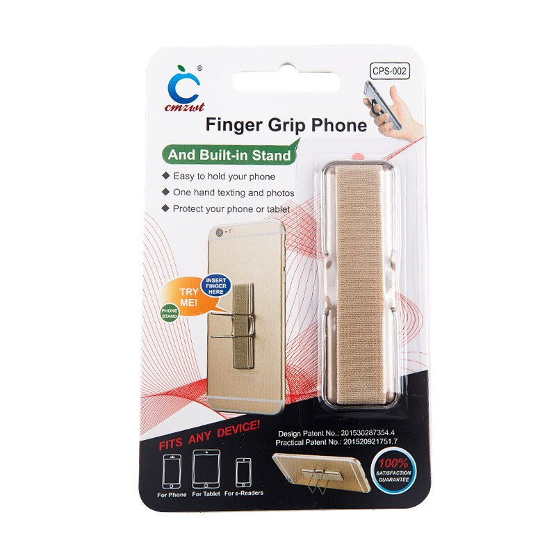 Sangle élastique Support de Téléphone Courroie De Poignée De Doigt de Poignée De Téléphone Portable Support de Téléphone Support De Téléphone Portable Anti-goutte Ruban: KT3C77-GD