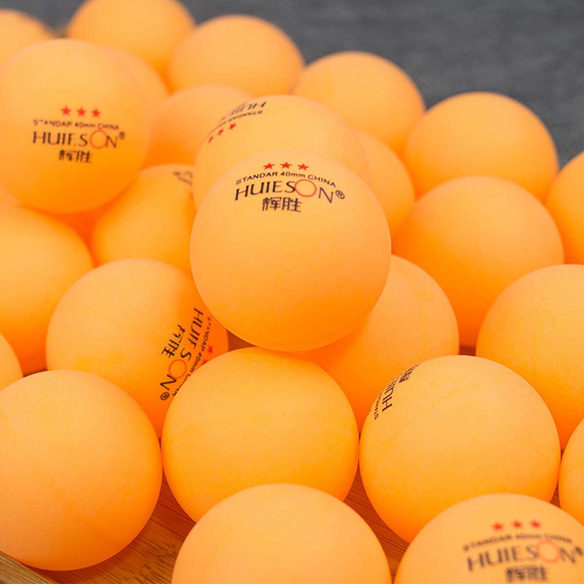 100 Pcs 3-Star 40mm 2.9g Table Tennis Balls Ping pong Ball White Orange Pingpong Ball Amateur Advanced Training Ball