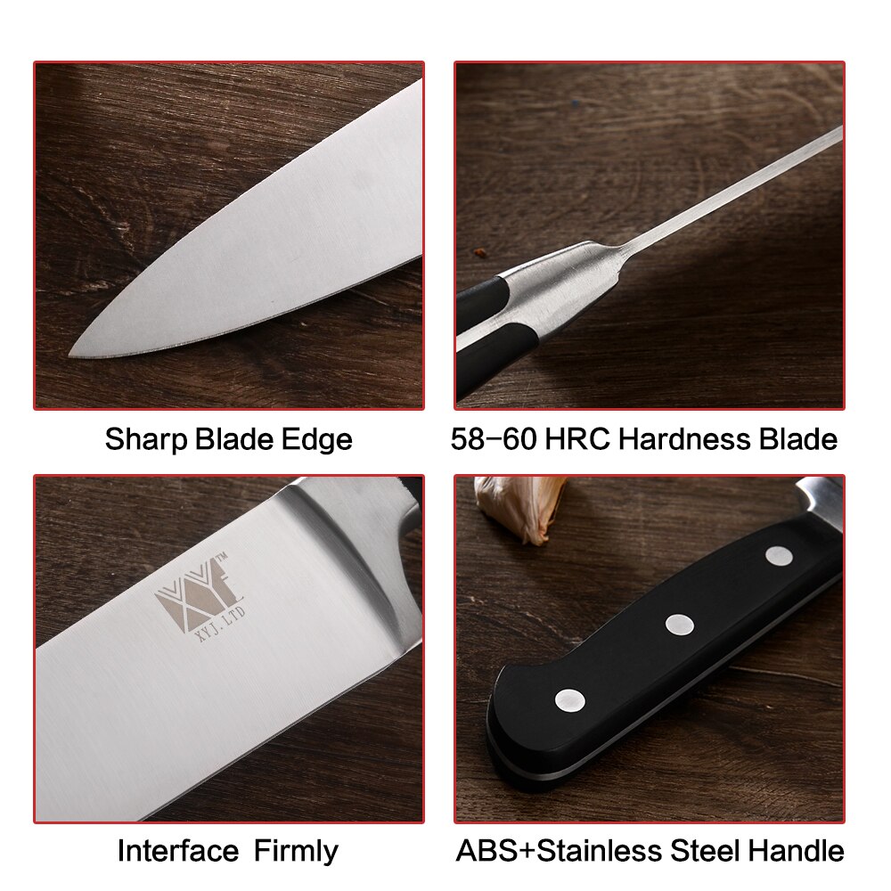 XYj Edelstahl Messer Küche Messer Werkzeuge 8 "5" 7 "3,5" Schäl Dienstprogramm Santoku Koch Schneiden brot Kochen Messer Neue
