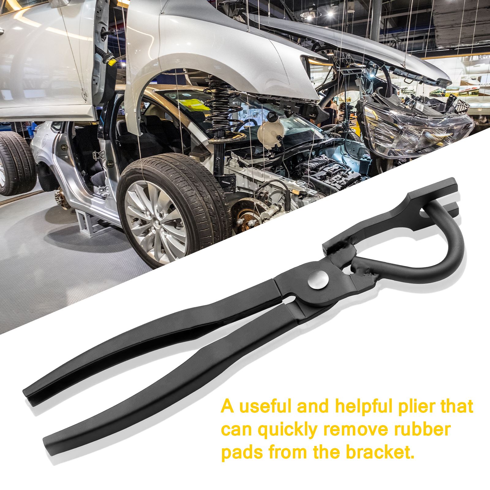 Multi-Function Exhaust Suspension Tong Tool Separates The Rubber Supports From Exhaust Hanger Brackets