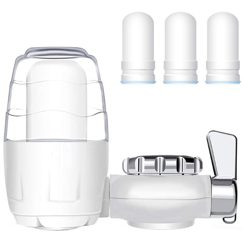 Kraan Water Filter,Water Filter Systeem Met Actieve Kool, Adsorberen Schadelijke Zware Metalen En Sedimenten, past Meest Standaard Fauce