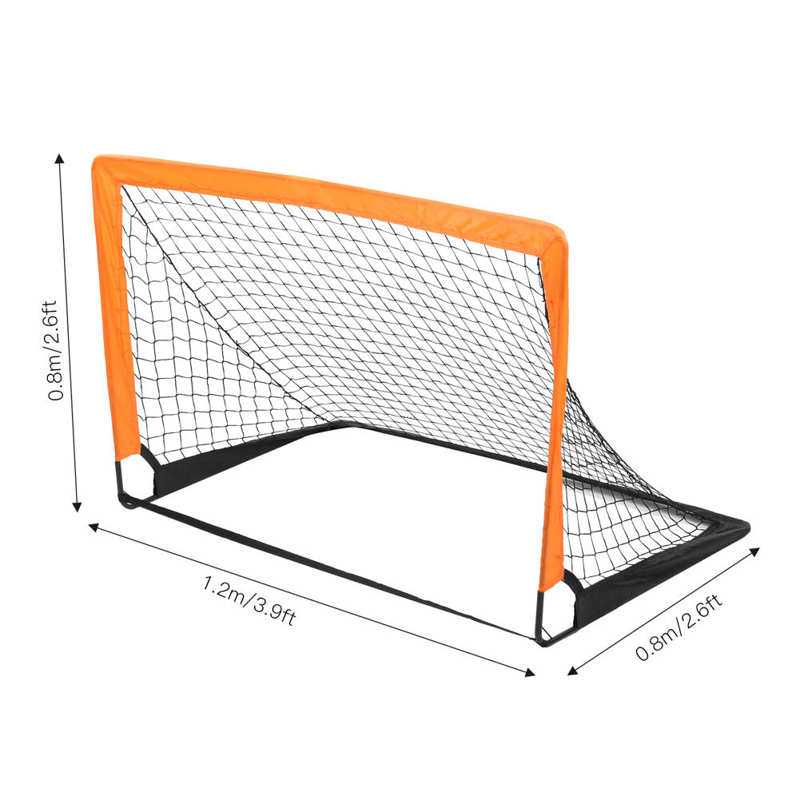 Football Gate Detachable DIY Portable Children Sports Soccer Goals Practice Training Scrimmage Game 120x80x80cm