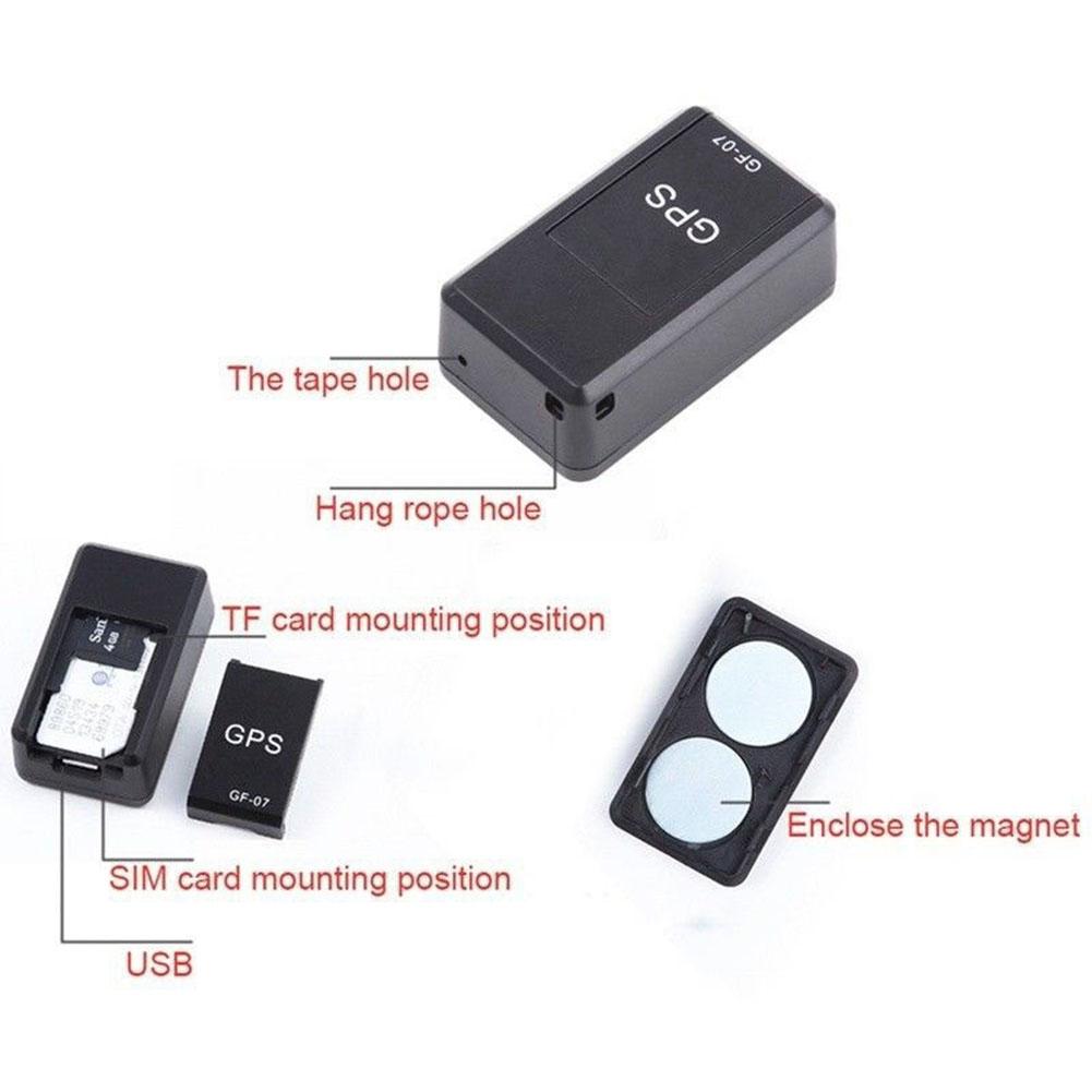 Mini Auto GPS GF07 GSM GPRS Locator Tracker Tracker Anti-Verloren Opname Tracking Apparaat Voice Control inbraakalarm Auto GPS