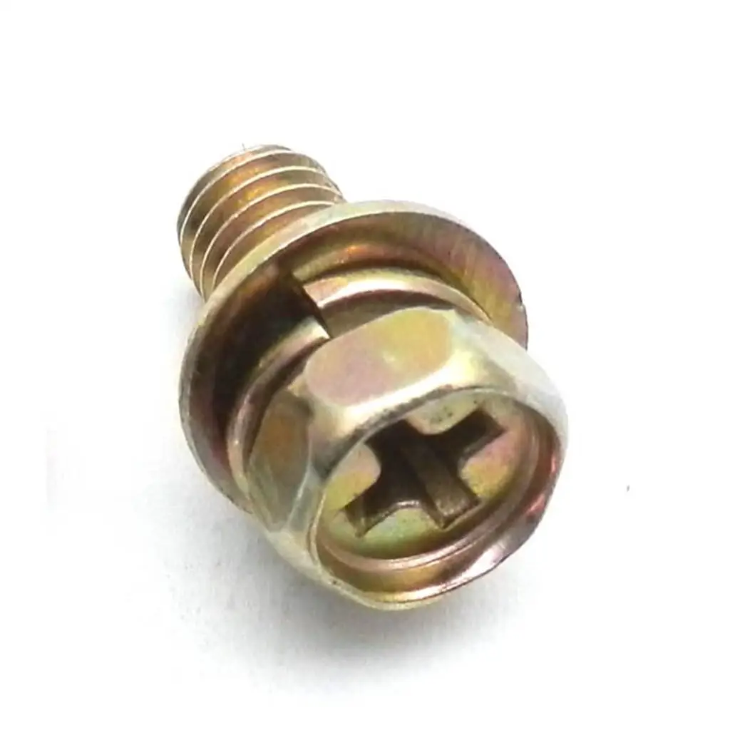 Pit Posse 25-Piece Metric Flange Bolt Kit - M6 X 12mm, Steel, For Motorcycle Dirt Bike Street Bike
