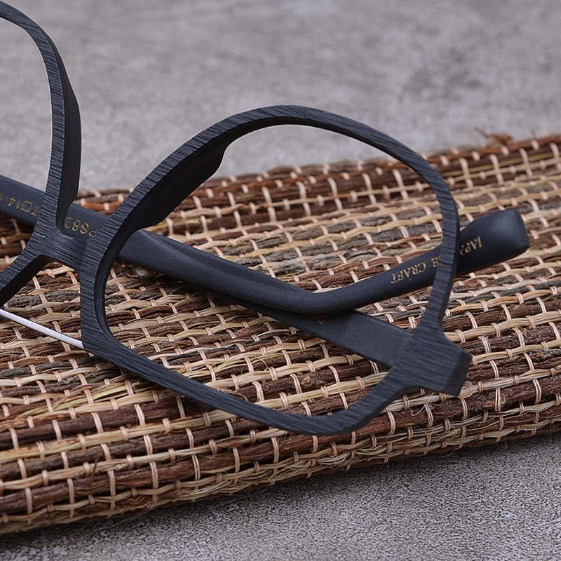 Possion de lunettes de vue pour myopie, monture surdimensionnée pour hommes et femmes, verres clairs progressifs, corée