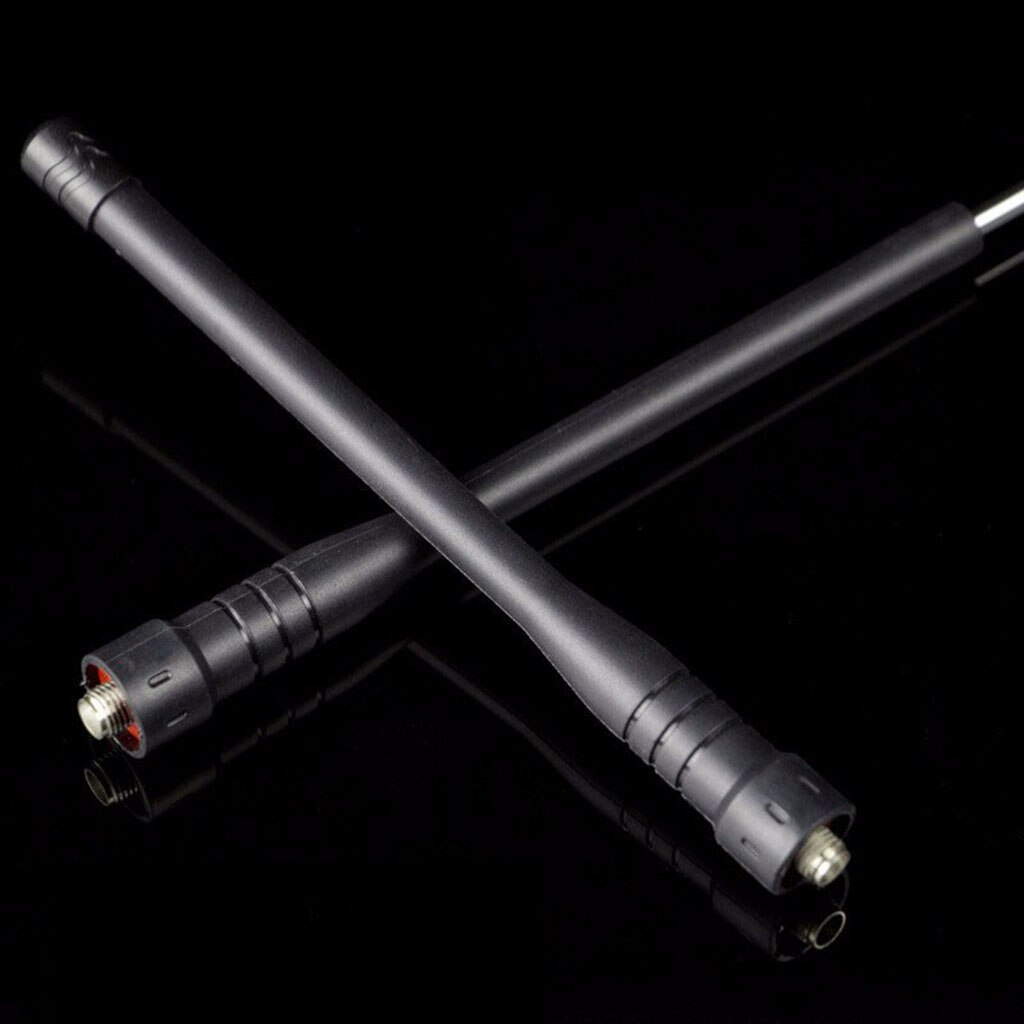 2pcs SMA-Female Extendable VHF / UHF (144 / 430Mhz) Radio Antennas for