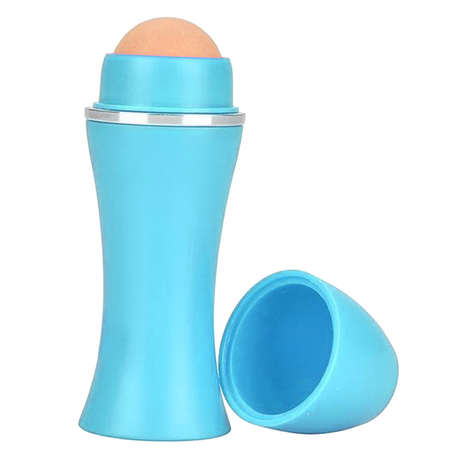 Face Oil Absorbing Roller Volcanic Stone Blemish Remover Face T-zone Oil Removing Rolling Stick Ball Summer Face Shiny Changing
