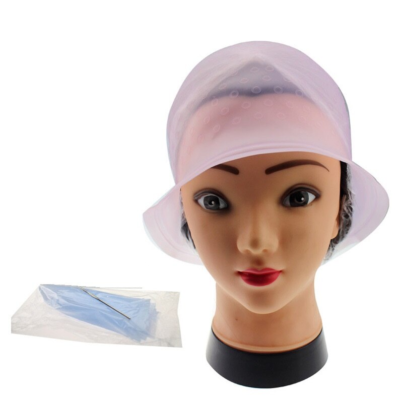 Hair salon Magicap Cap Silicone Thicken Pick up Dye Hair Coloring Cap Hair Styling tools