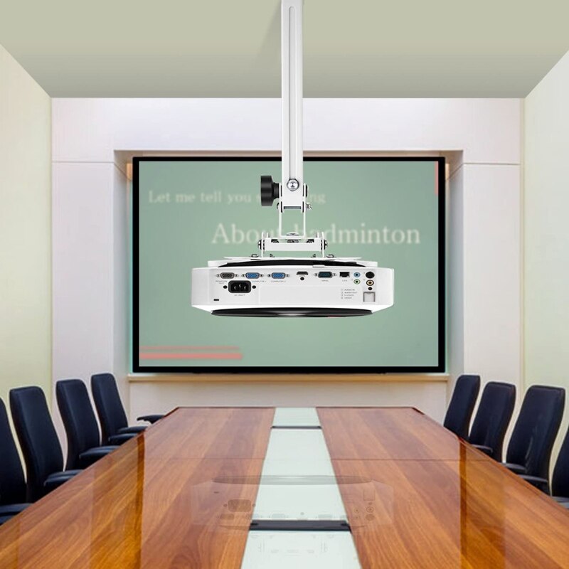 Universal Projector Ceiling Mount or Wall LCD/DLP Mount Bracket Holder for 90％ Projectors 43-65cm Telescopic Distance