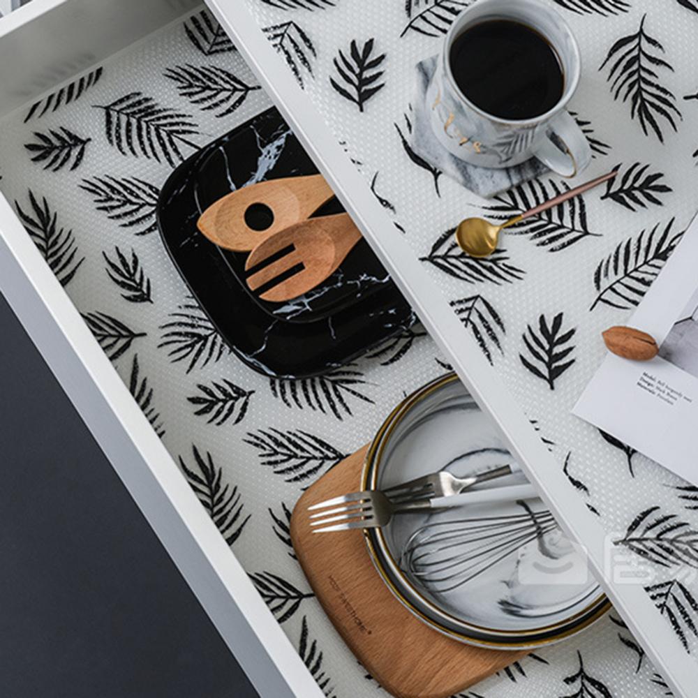 45x122cm drawer mat oil-proof waterproof moisture kitchen table shelf liner mats cupboards pad paper non slip closet placemats