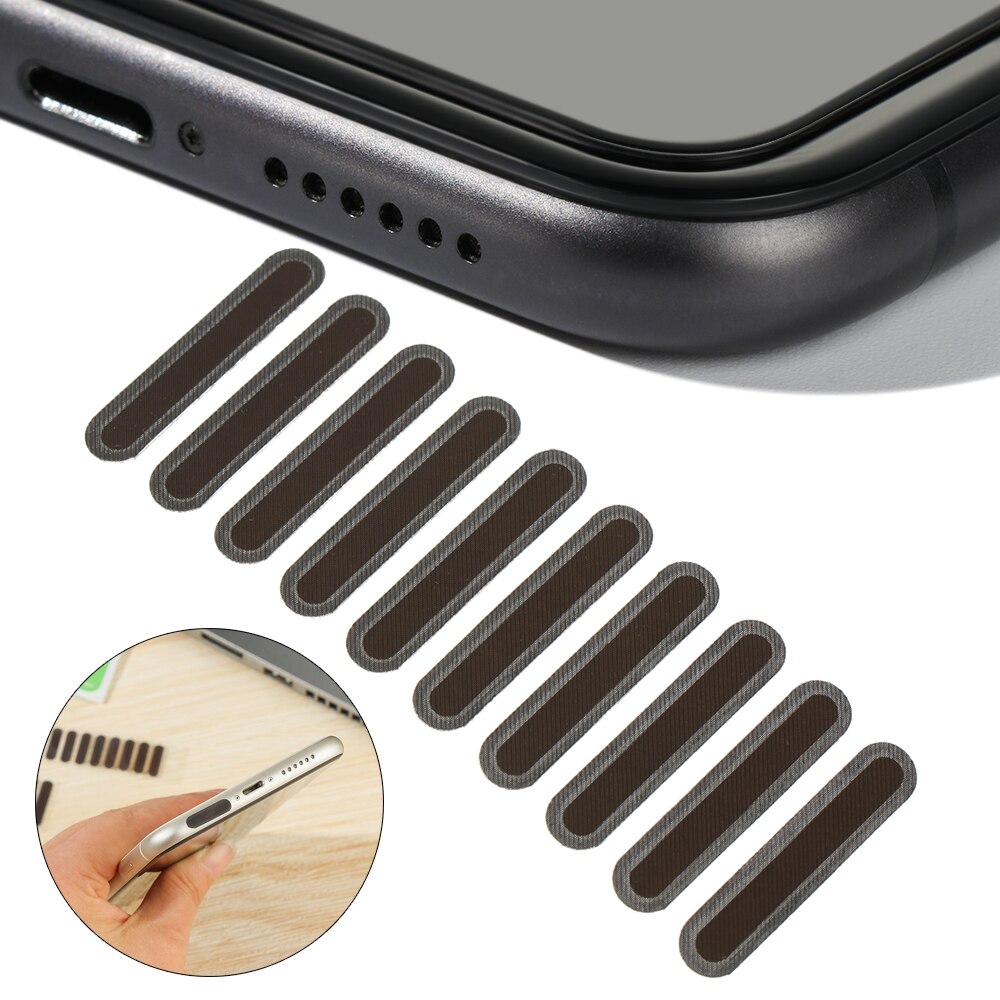 10/14Pc Universal modelo de teléfono móvil auricular de altavoz pegatina a prueba de polvo auricular teléfono neto trompeta mantener limpio Net