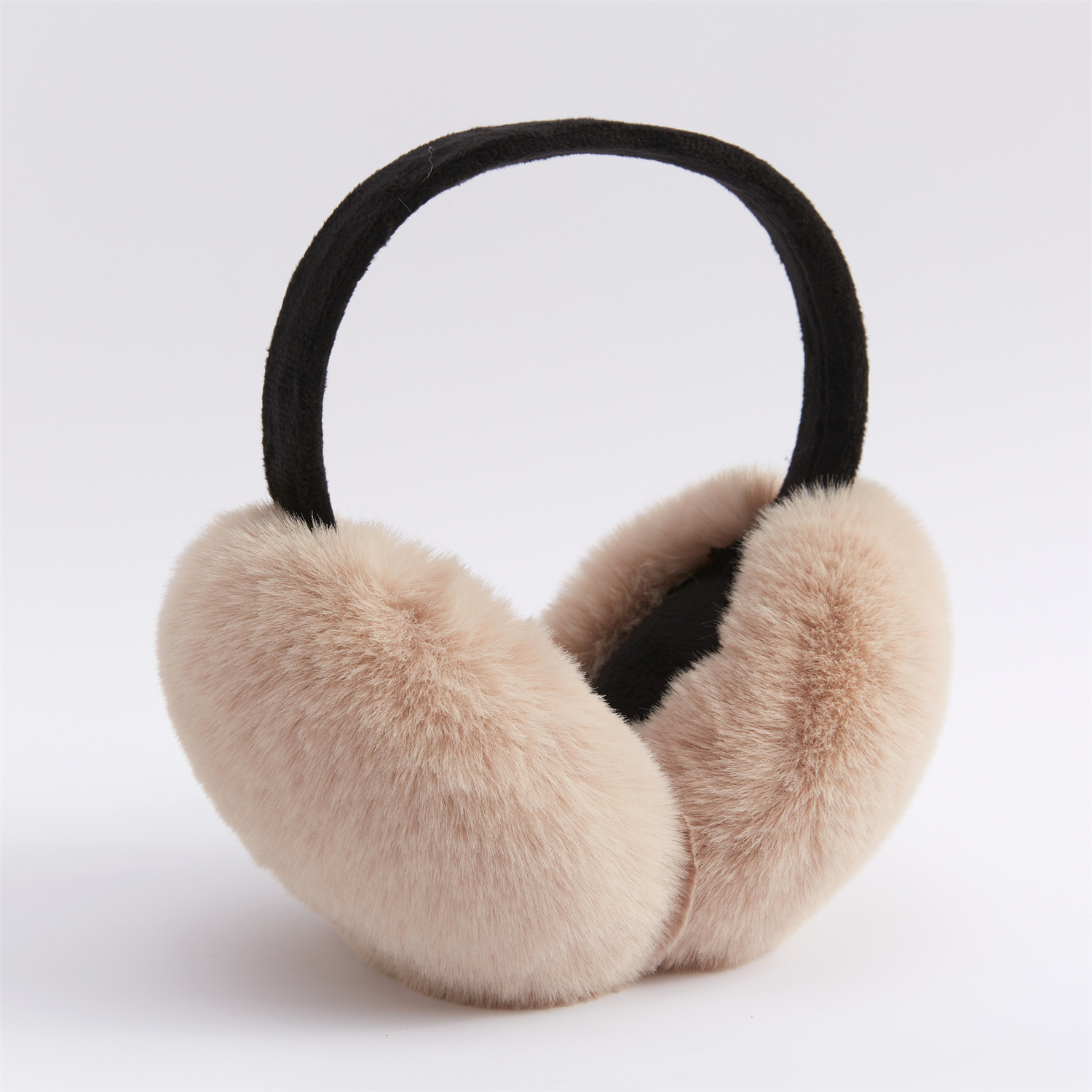 Anjj Ohrenschützer Faux Kaninchen ist hingefallen Hängen Ohr Abdeckung Warme Winter Ohrenschützer Pelz Ohrenschützer unisex Erwachsene Ohr Wärmer Falten: smaragd grün