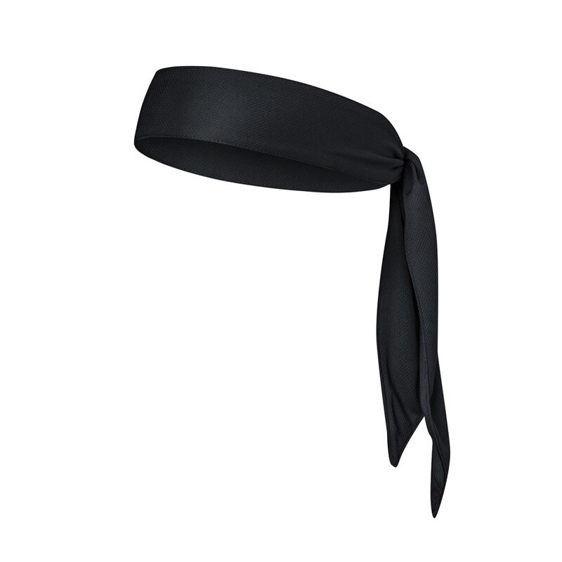 Sportstirnband, schnelltrocknender antitranspirantgürtel, outdoor-stirnband zum laufen, tennis, fitness und yoga, schweißabsorbierende stirnbänder: Schwarz
