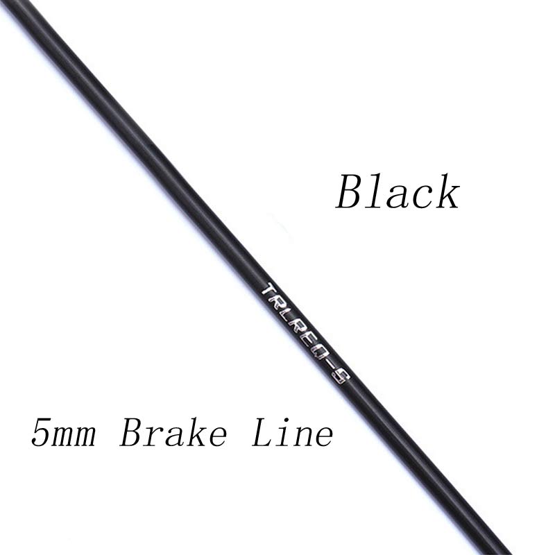 3M Universal Bicycle Brake Cable Housing Shift Cable Wire Pipe for 4mm/5mm MTB Road Bike Derailleur Brake Line Front Rear Tube: 5mm Brake-Black