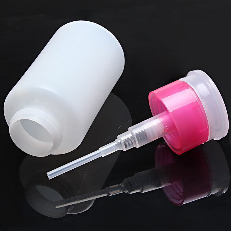 150Ml Roze Lege Dispenser Pomp Nail Art Polish Alcohol Remover Cleaner Hervulbare Fles Make-Up/Nail Art Apparatuur