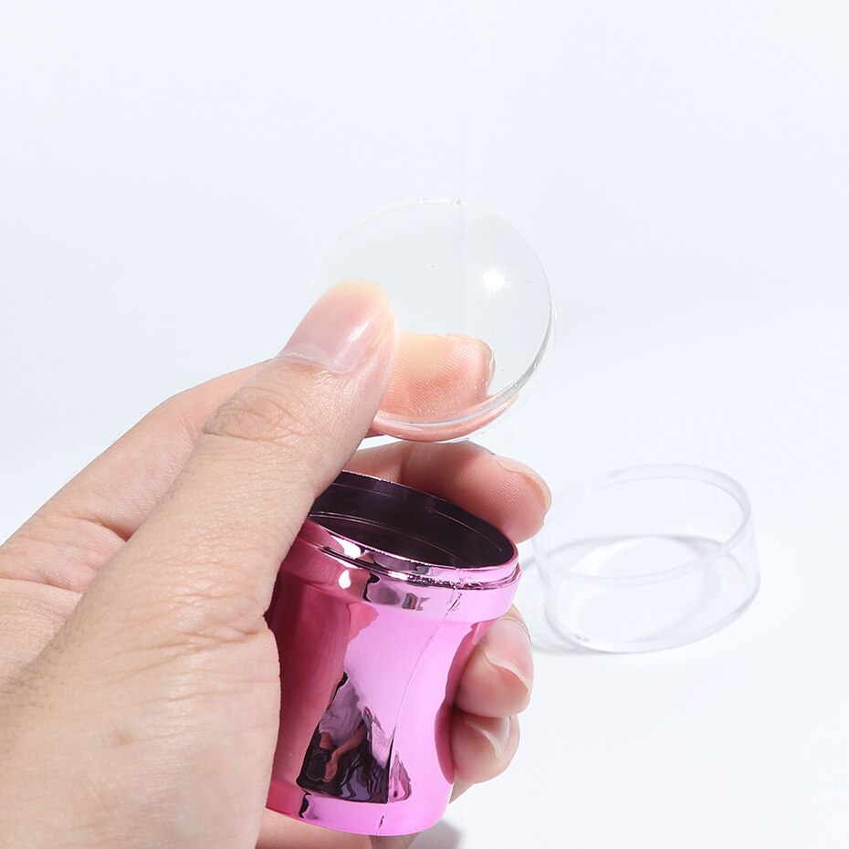 Tampons pour ongles en Silicone transparent, 3 pièces de transfert de vernis, kit de pochoir imprimé pour Nail Art, accessoires de manucure, NT1033