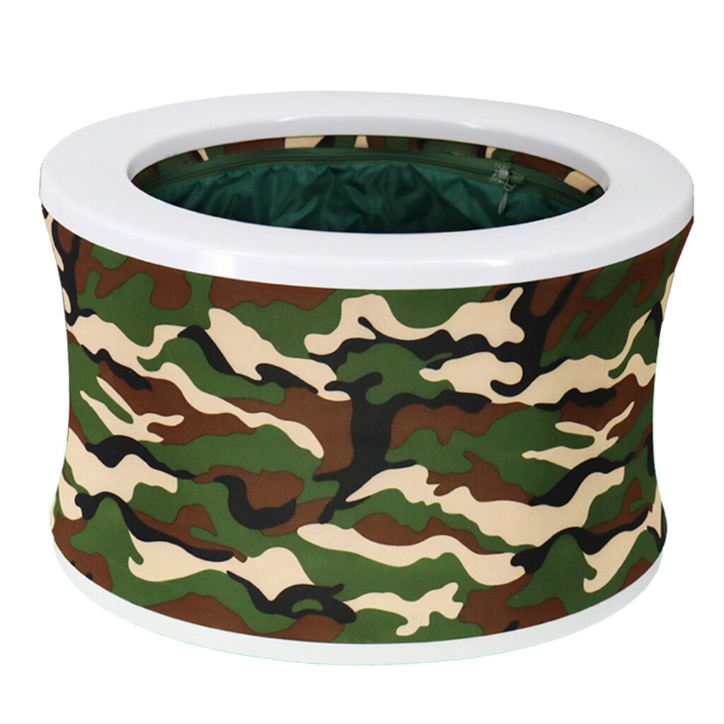 Draagbare Volwassenen Opvouwbare Wc Auto Commode Voor Camping Wandelen Reizen, Lichtgewicht