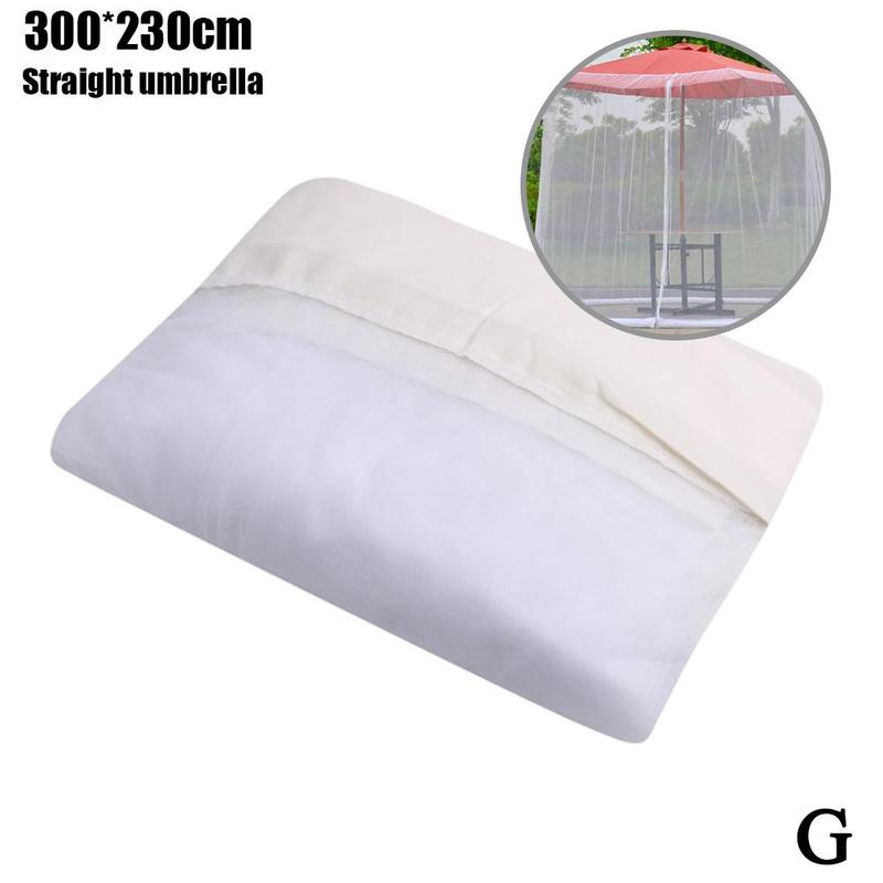 Mosquito Net Outdoor Patio Umbrella Net Cover Roman Free Installation Anti-mosquito Umbrella Umbrella Straight X2B9: G