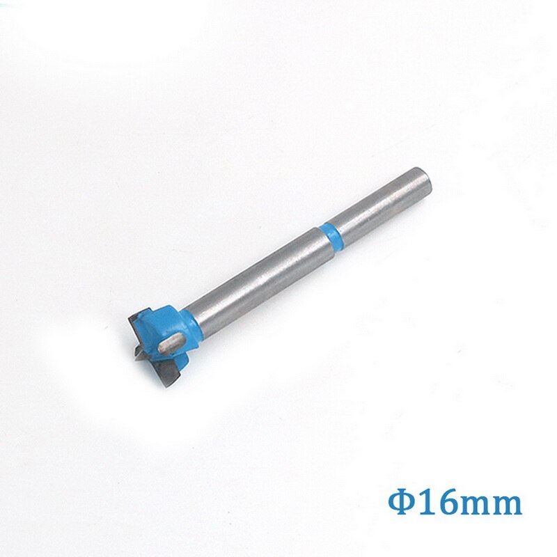 Woodworking Hole Alloy Knife Blade Hinge Door Lock Hole Drill Bit with Round Shank for Drilling Cutting Wood: 16MM